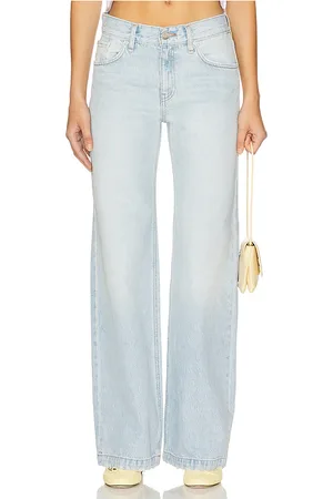 REVOLVE Hudson Jeans Hudson jeans pierna ancha rylee en color azul talla 23 en - Blue. Talla 23 (también en 25, 26, 27, 28, 29, 32).