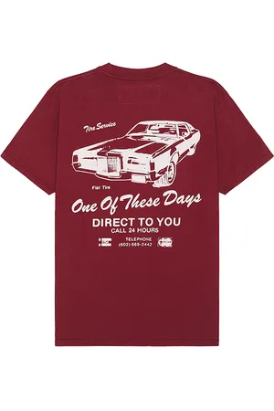 REVOLVE ONE OF THESE DAYS One of these days camiseta tire service en color burgundy talla L en - Burgundy. Talla L (también en M, S, XL/1X, XX
