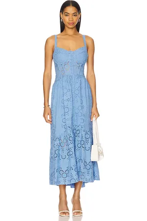 REVOLVE ASTR the Label Astr the label maxivestido dress en color talla L en - Blue. Talla L (también en M).