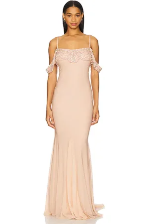REVOLVE Aniye Records Aniye records vestido largo ella en color rubor talla L en - Blush. Talla L (también en M).