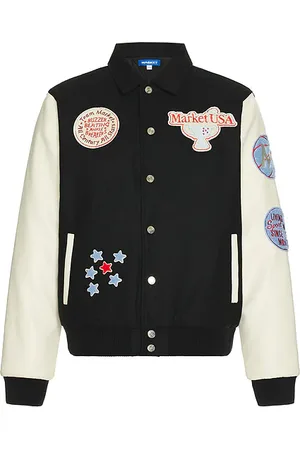 REVOLVE Market Market chaqueta 1990 en color negro talla L en - Black. Talla L (también en M, S).
