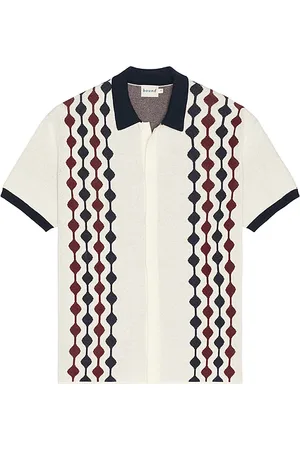 REVOLVE Bound Bound camisa en color white,burgundy talla L en - White,Burgundy. Talla L (también en M, S, XL/1X).