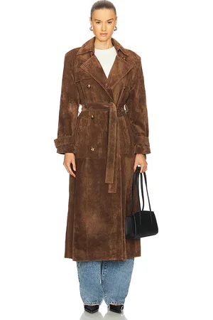 REVOLVE Ducie Ducie abrigo corrin en color marrón talla M/L en - Brown. Talla M/L (también en S/M, XS/S).