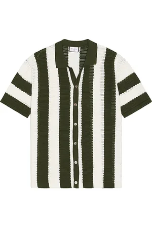 REVOLVE Runaway The Label Runaway the label presley shirt en color verde, blanco talla L en - Green,White. Talla L (también en M, S, XL/1X).