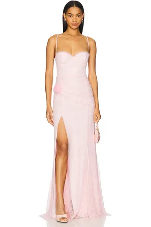 REVOLVE MAJORELLE Majorelle vestido largo salma en color rose talla M en - Rose. Talla M (también en XL).
