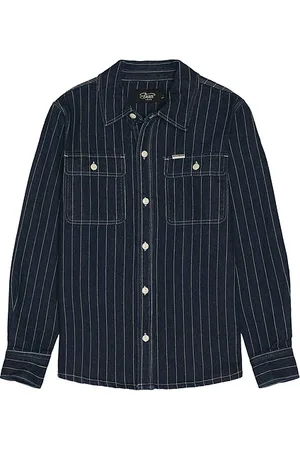 REVOLVE Deus Ex Machina Deus ex machina vacay stripe denim shirt en color azul talla L en - Blue. Talla L (también en M, S).