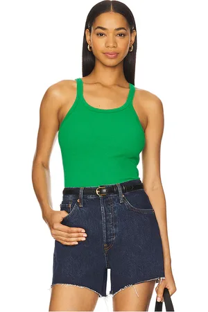 REVOLVE RE/DONE Re/done camiseta tirantes en color verde talla L en - Green. Talla L (también en M, S, XS).