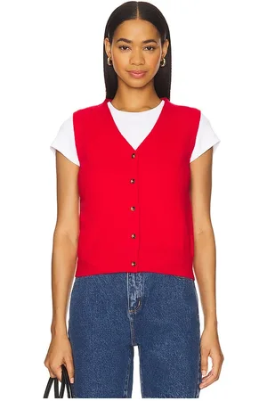 REVOLVE ASTR the Label Astr the label chaleco vest en color talla L en - Red. Talla L (también en M, S, XL, XS).