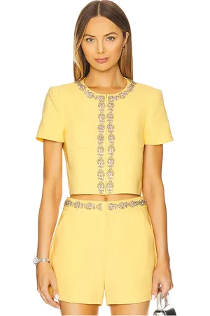 REVOLVE Cinq a Sept Cinq a sept chaqueta samina en color amarillo limon talla 0 en - Lemon. Talla 0 (también en 10, 6).