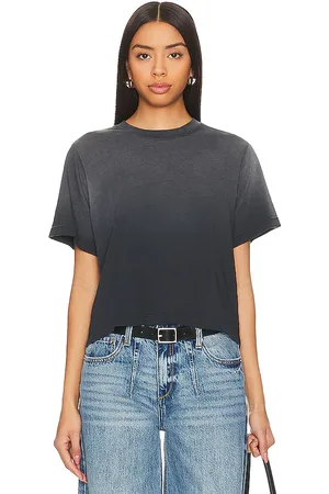 REVOLVE Michael Lauren Michael lauren camiseta corta estilo boxy con degradado hester en color negro talla L en - Black. Talla L (también en M