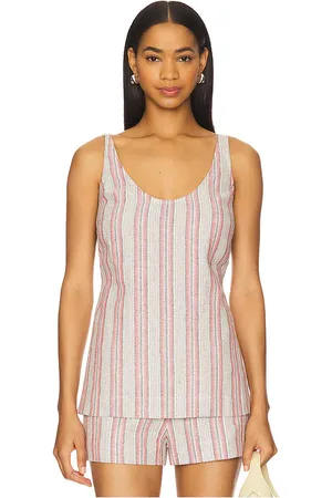 REVOLVE FAITHFULL THE BRAND Faithfull the brand top sin mangas var en color rojo, verde talla L en - Red,Green. Talla L (también en M, S, XL