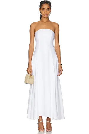 REVOLVE Favorite Daughter Favorite daughter vestido midi favorite en color talla 10 en - White. Talla 10 (también en 4, 6, 8).