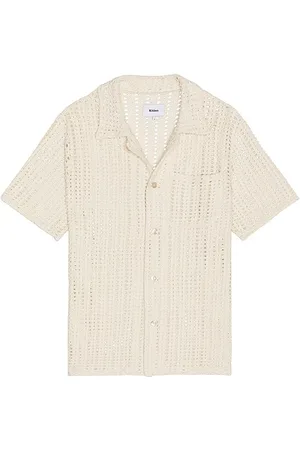 REVOLVE Nikben Nikben camisa manga corta imsouane en color crema talla L en - Cream. Talla L (también en M, XL/1X).