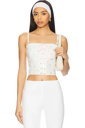 REVOLVE Tyler McGillivary Tyler mcgillivary corsé franny en color blanco talla L en - White. Talla L (también en M, S, XL/1X, XS).