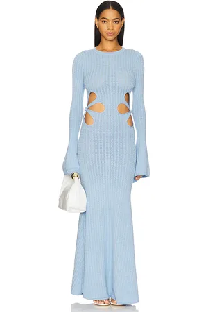 REVOLVE SAU LEE Sau lee vestido punto destiny en color talla 0 en - Baby Blue. Talla 0 (también en 10, 12, 14, 2, 4, 6, 8).