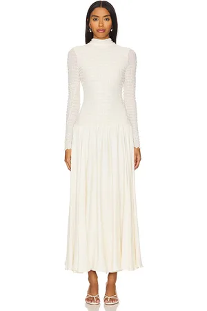 REVOLVE SIEDRES Siedres vestido midi feja open back en color ivory talla 36 en - Ivory. Talla 36 (también en 38).