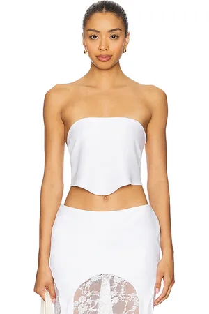 REVOLVE Bella Venice Bella venice the lisa top en color talla L en - White. Talla L (también en M, S, XL, XS).
