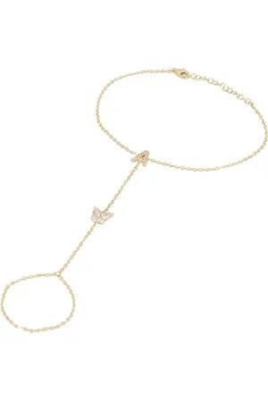 REVOLVE By Adina Eden By adina eden esclava pave en color oro metálico talla A en - Metallic Gold. Talla A (también en C, J, K, M, S).