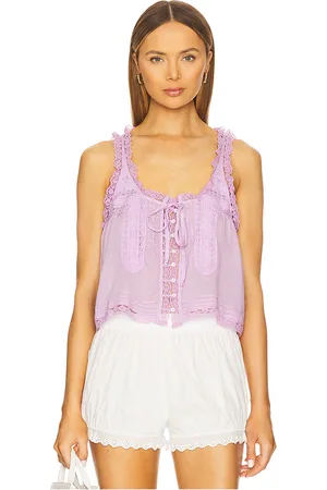 REVOLVE Free People Free people camiseta tirantes evermore en color lavanda talla L en - Lavender. Talla L (también en M, S, XL, XS).