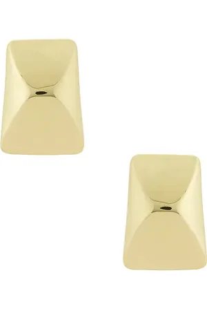 REVOLVE ANINE BING Anine bing perno rectangular curvo en color oro metálico talla all en - Metallic Gold. Talla all.
