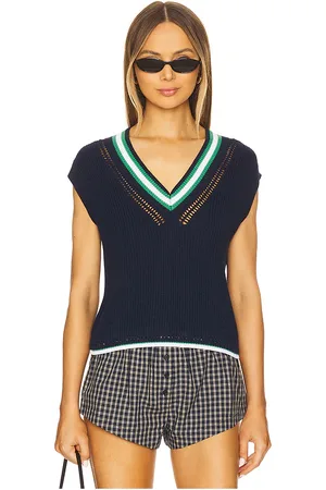 REVOLVE 525 525 chaleco wendy en color azul marino talla L en - Navy. Talla L (también en M, S, XL, XS).