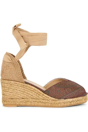 REVOLVE Castaner Castaner alpargata bilina etro en color marrón talla 36 en - Brown. Talla 36 (también en 37, 38, 39, 40, 41).