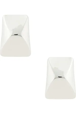 REVOLVE ANINE BING Anine bing perno rectangular curvo en color metálico talla all en - Metallic Silver. Talla all.