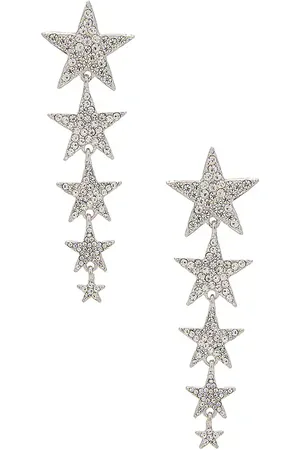 REVOLVE 8 Other Reasons 8 other reasons pendientes falling star en color metálico talla all en - Metallic Silver. Talla all.