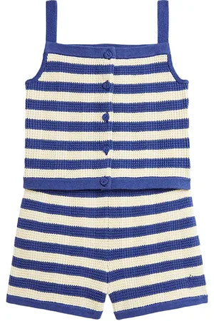 REVOLVE Polo Ralph Lauren Polo ralph lauren suéter de rayas con camiseta sin mangas y short a juego en color azul talla 3 en