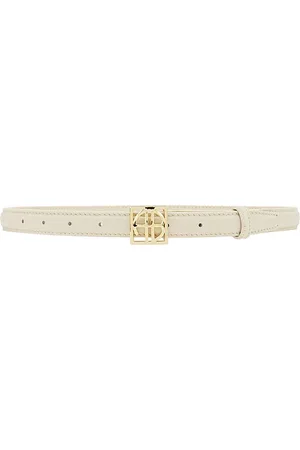 REVOLVE ANINE BING Anine bing cinturón monogram en color ivory talla M-L en - Ivory. Talla M-L (también en XS-S).