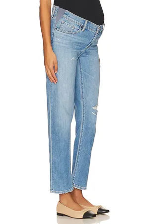 REVOLVE HATCH Hatch vaqueros premamá novio en color denim claro talla 24 en - Denim-Light. Talla 24 (también en 25, 26, 27, 28, 29, 30).