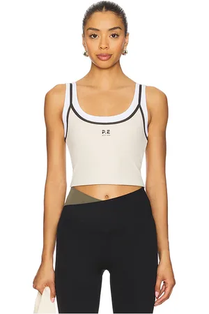 REVOLVE P.E Nation P.e nation top sin mangas forward en color crema talla L en - Cream. Talla L (también en M, XL, XS, XXL, XXS).