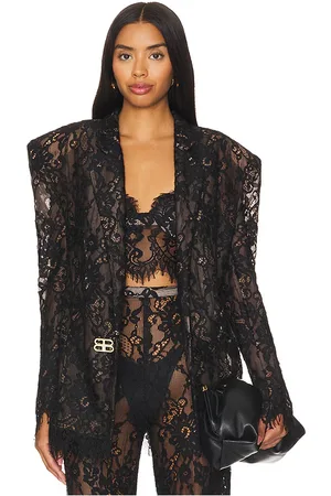 REVOLVE Bronx and Banco Bronx and banco capri lace blazer en color talla M en - Black. Talla M (también en S).