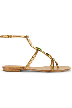 REVOLVE Veronica Beard Veronica beard sandalia stone en color alba en color oro metálico talla 5.5 en - Metallic Gold. Talla 5.5 (también en 6