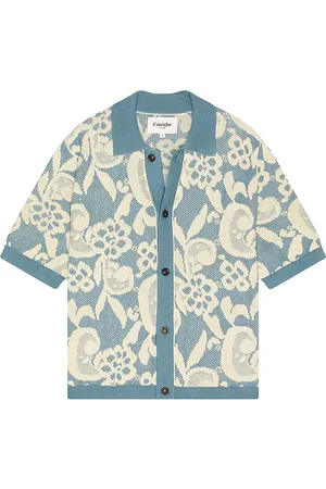 REVOLVE Corridor Corridor camisa botones floral en color talla L en - Blue. Talla L (también en M).