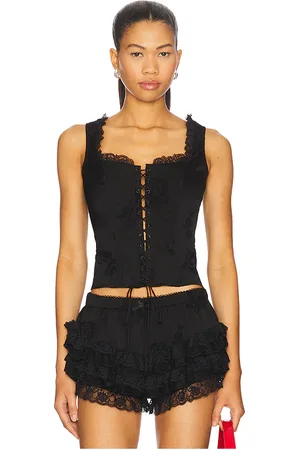 REVOLVE For Love & Lemons For love & lemons corsé lana en color talla L en - Black. Talla L (también en M, S, XL, XS).