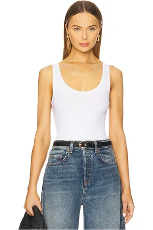 REVOLVE GRLFRND Grlfrnd camiseta tirantes essential tank en color talla L en - White. Talla L (también en M, S, XL, XS, XXS).