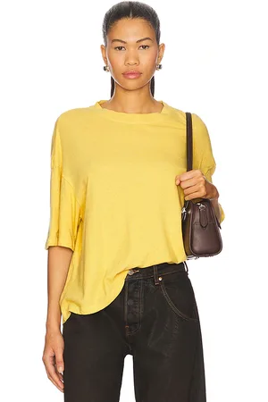 REVOLVE SPRWMN Sprwmn camiseta oversized de corte boxy. en color talla M en - Yellow. Talla M (también en S, XS).