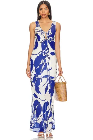 REVOLVE FAITHFULL THE BRAND Faithfull the brand maxivestido nicola en color multi talla S en - Multi. Talla S (también en XS).
