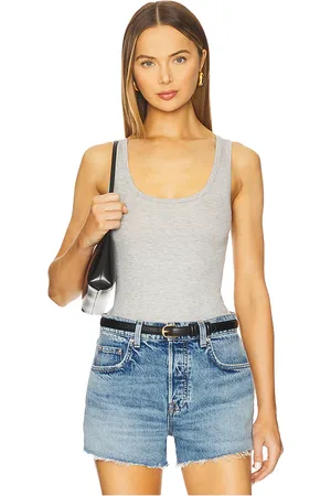 REVOLVE GRLFRND Grlfrnd camiseta tirantes essential tank en color gris talla L en - Grey. Talla L (también en M, S, XL, XS, XXS).