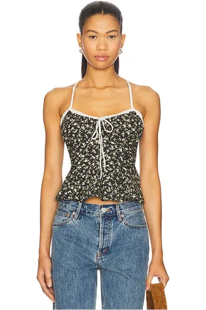 REVOLVE Free People Free people camiseta tirantes sammi en color charcoal talla L en - Charcoal. Talla L (también en M, S, XL, XS).