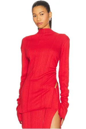 REVOLVE Jade Cropper Jade cropper top manga larga en color talla 34 en - Red. Talla 34 (también en 36, 38, 40).