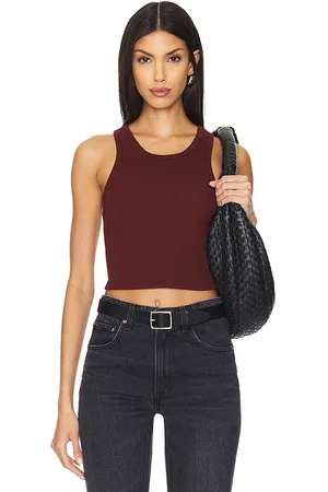 REVOLVE COTTON CITIZEN Cotton citizen camiseta tirantes corta verona en color vino talla L en - Wine. Talla L (también en M).