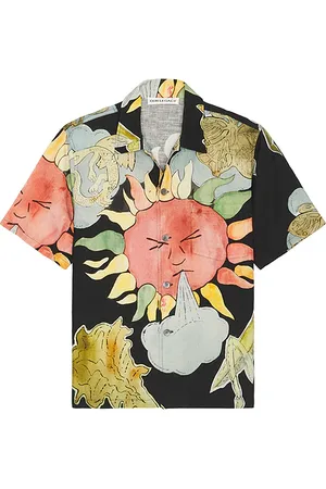 REVOLVE Our Legacy Our legacy camisa manga corta box en color azul, negro talla 46 en - Blue,Black. Talla 46 (también en 48, 50).