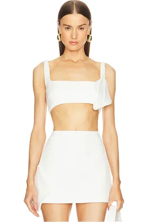 REVOLVE Alexis Alexis top bralette balta en color blanco talla M en - White. Talla M (también en S).