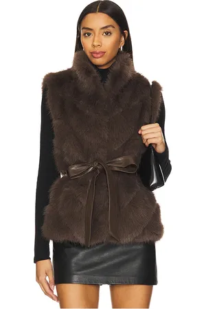 REVOLVE HEARTLOOM Heartloom chaleco salem en color marrón talla M en - Brown. Talla M (también en XL).