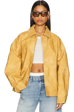 REVOLVE LIONESS Lioness chaqueta kenny en color amarillo talla L en - Yellow. Talla L (también en M, S, XL, XS).