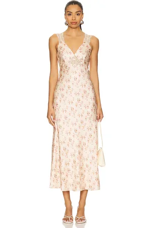 REVOLVE CAMI NYC Cami nyc vestido midi dress en color neutral talla 0 en - Neutral. Talla 0 (también en 00, 2, 4, 6).