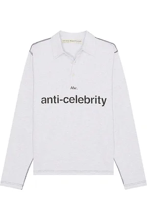 REVOLVE Advisory Board Crystals Advisory board crystals anti-celebrity polo rugby shirt en color gris claro talla L en - Light Grey. Talla L (tambi