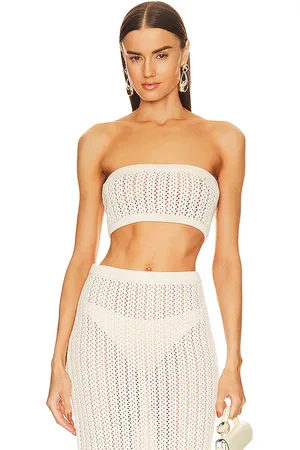 REVOLVE MISA Los Angeles Misa los angeles tia top en color crema talla S en - Cream. Talla S (también en XL).